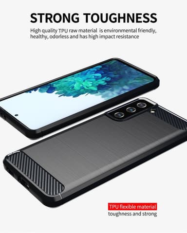 Suojakuori Samsung Galaxy S21 FE Kotelo (Musta)