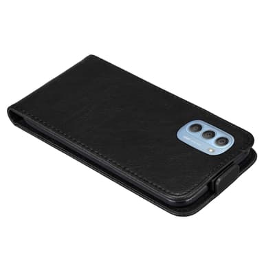Motorola MOTO G51 5G Suojakuori Lompakkokotelo (Musta)