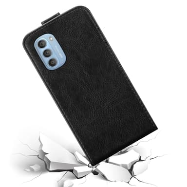 Motorola MOTO G51 5G Suojakuori Lompakkokotelo (Musta)