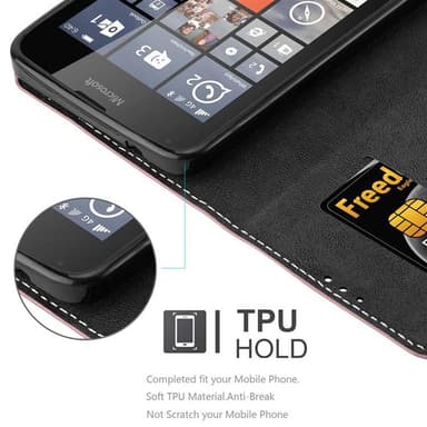 Nokia Lumia 640 Suojakuori Case (Vaaleanpunainen)