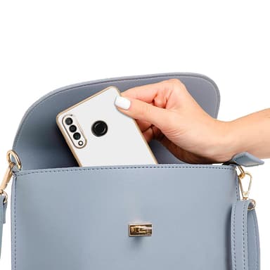 Huawei P30 LITE Suojakuori Case Cover (Valkoinen)