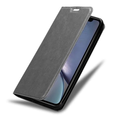 iPhone XR Suojakuori Lompakkokotelo (harmaa)