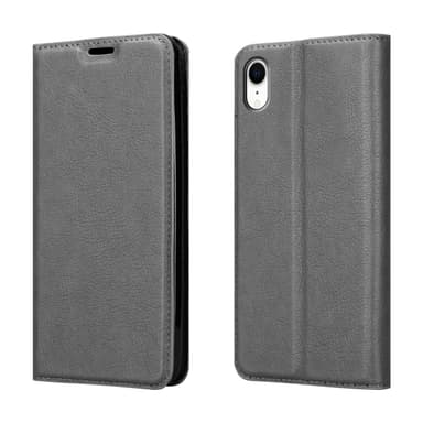 iPhone XR Suojakuori Lompakkokotelo (harmaa)