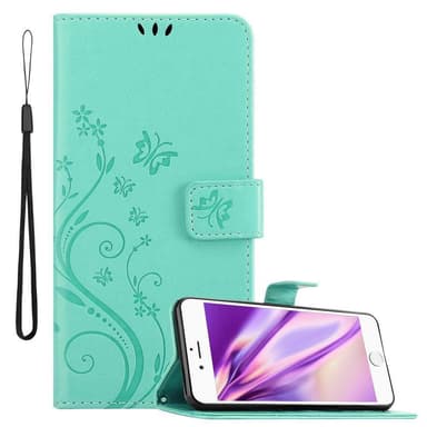 iPhone 6 / 6S Suojakuori Lompakkokotelo (Turkoosi)