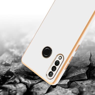 Huawei P30 LITE Suojakuori Case Cover (Valkoinen)