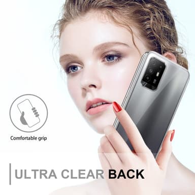 Oppo A94 5G Suojakuori Case Cover (Läpinäkyvä)