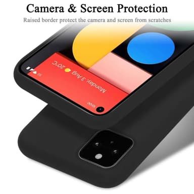 Google PIXEL 5 Suojakuori Kotelo Case (Musta)
