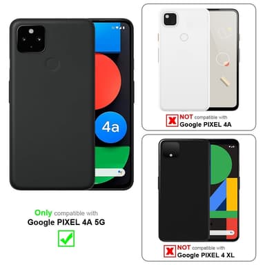 Google PIXEL 4A 5G Suojakuori Universaali (Musta)