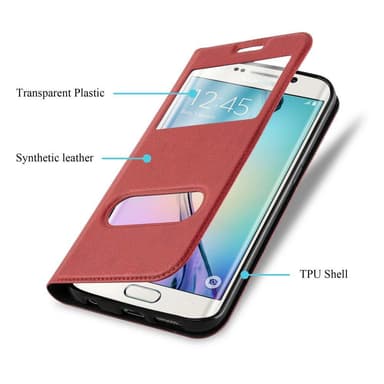 Lompakkokotelo Samsung Galaxy S6 EDGE PLUS Case