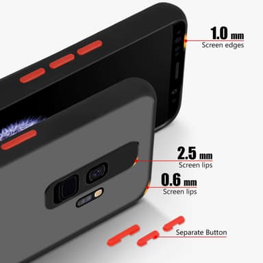 Samsung Galaxy S9 Suojakuori Kotelo (Musta)