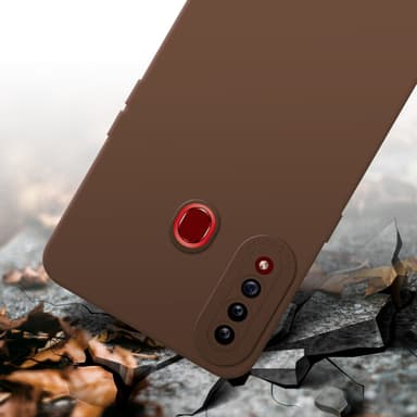Samsung Galaxy A20s Suojakuori Kotelo (Ruskea)