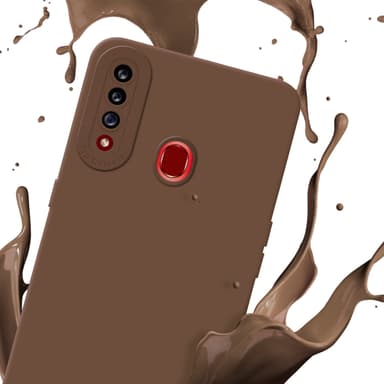Samsung Galaxy A20s Suojakuori Kotelo (Ruskea)