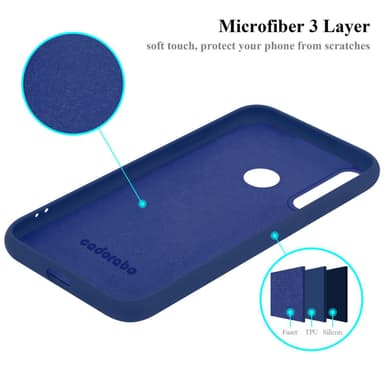Huawei Y6P Suojakuori Kotelo Case (Sininen)