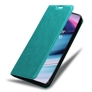 OnePlus Nord CE 5G Suojakuori Lompakkokotelo (Turkoosi)