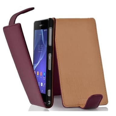 Sony Xperia Z2 Suojakuori Lompakkokotelo (Violetti)