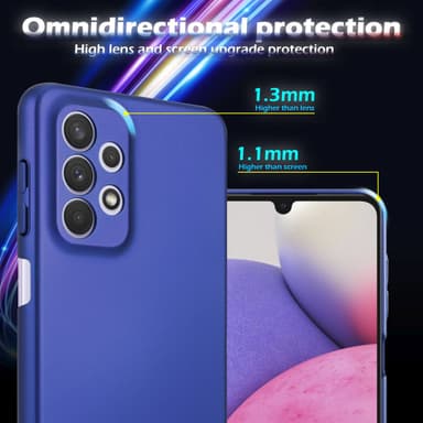 Samsung Galaxy A33 5G Suojakuori Kotelo Cover (Sininen)