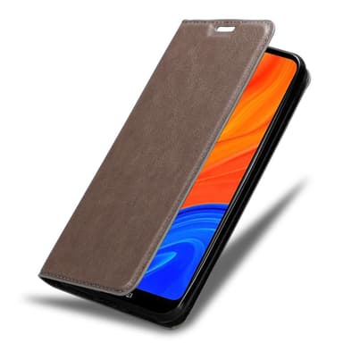 Huawei Y6S Suojakuori Lompakkokotelo (Ruskea)