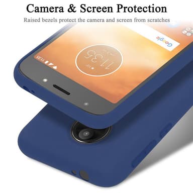 Motorola MOTO E5 PLAY GO Suojakuori Kotelo (Sininen)