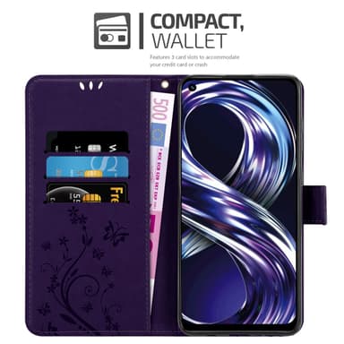 Realme 8i / Narzo 50 4G Suojakuori Lompakkokotelo