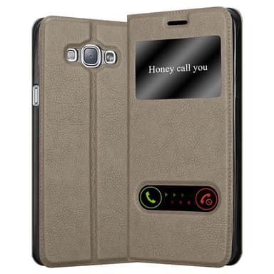 Lompakkokotelo Samsung Galaxy A8 2015 Case (Ruskea)