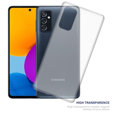 Samsung Galaxy M52 5G Suojakuori Kotelo (Läpinäkyvä)