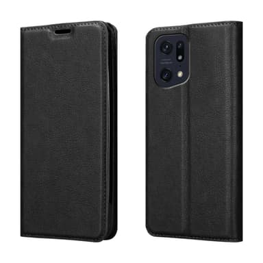 Oppo FIND X5 PRO Suojakuori Lompakkokotelo (Musta)