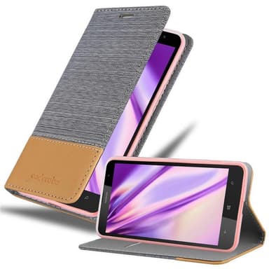 Nokia Lumia 1320 Suojakuori Lompakkokotelo (harmaa)