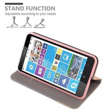 Nokia Lumia 1320 Suojakuori Lompakkokotelo (harmaa)