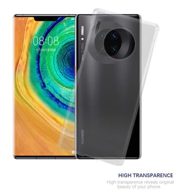 Huawei MATE 30 PRO Suojakuori Kotelo (Läpinäkyvä)