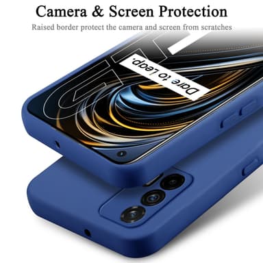 Realme GT Suojakuori Kotelo Case (Sininen)