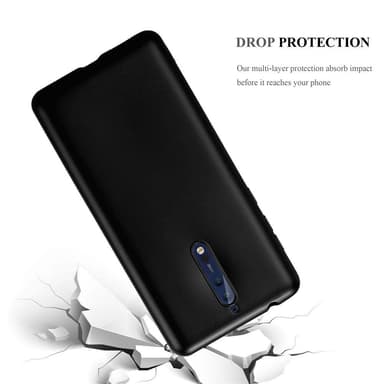 Nokia 8 2017 Suojakuori Kotelo (Musta)