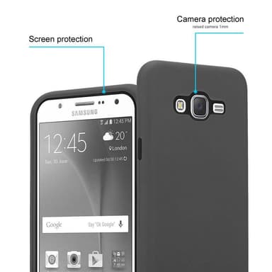 Samsung Galaxy J7 2015 Suojakuori Kotelo (harmaa)