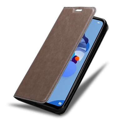 Huawei MATE 30 LITE Suojakuori Lompakkokotelo (Ruskea)