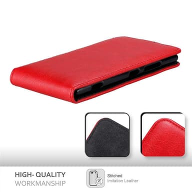 Nokia Lumia 925 Suojakuori Lompakkokotelo (Punainen)