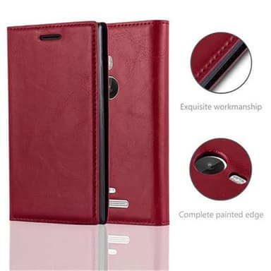 Nokia Lumia 925 Suojakuori Lompakkokotelo (Punainen)