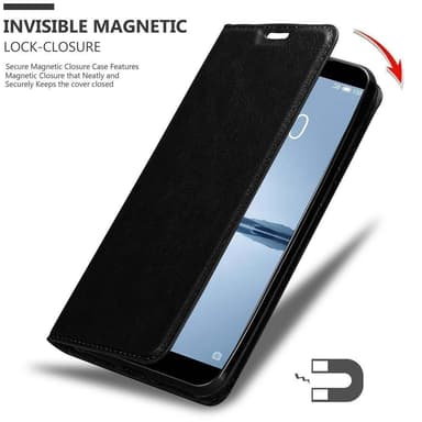 MEIZU 15 Suojakuori Lompakkokotelo (Musta)
