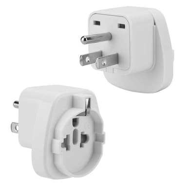 4x Sovitin Travel muunnin Converter (tyyppi b - eu)