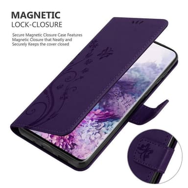 Samsung Galaxy S20 Suojakuori Lompakkokotelo (Violetti)