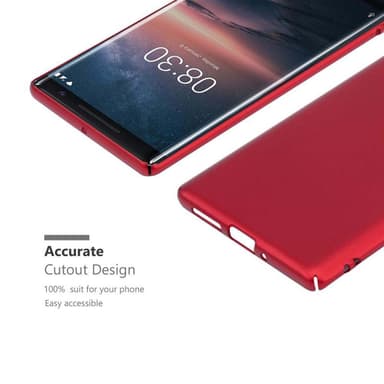 Nokia 8 Sirocco Suojakuori Kotelo Cover (Punainen)