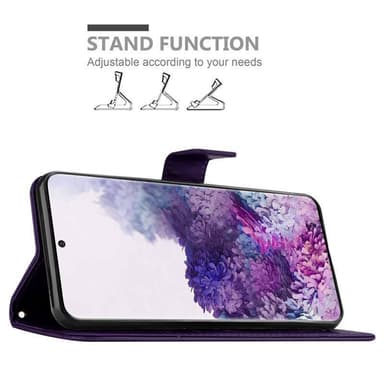 Samsung Galaxy S20 Suojakuori Lompakkokotelo (Violetti)