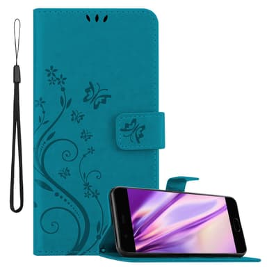 Huawei P10 Suojakuori Lompakkokotelo (Sininen)