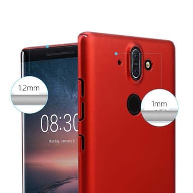 Nokia 8 Sirocco Suojakuori Kotelo Cover (Punainen)