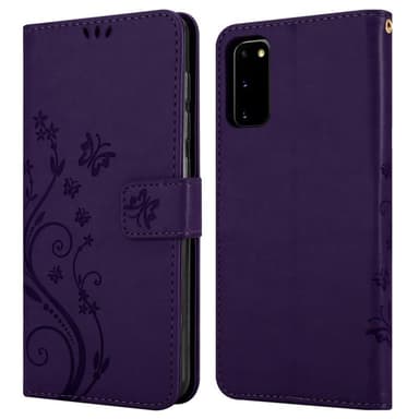 Samsung Galaxy S20 Suojakuori Lompakkokotelo (Violetti)