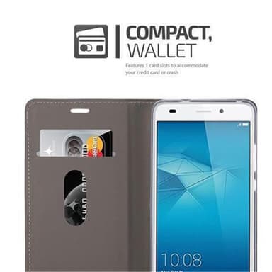 Honor 5C Suojakuori Lompakkokotelo (harmaa)