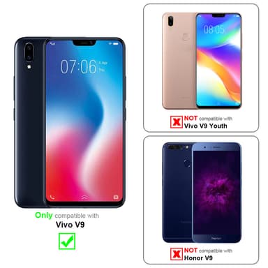 Vivo V9 3x Suojakalvo Karkaistu lasi Näytönsuoja