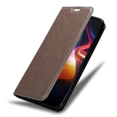 ZTE Nubia PLAY 5G Suojakuori Lompakkokotelo (Ruskea)