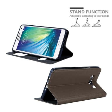Lompakkokotelo Samsung Galaxy A7 2015 Case (Ruskea)