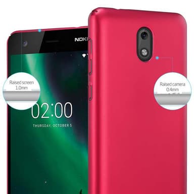 Nokia 2 2017 Suojakuori Kotelo Cover (Punainen)