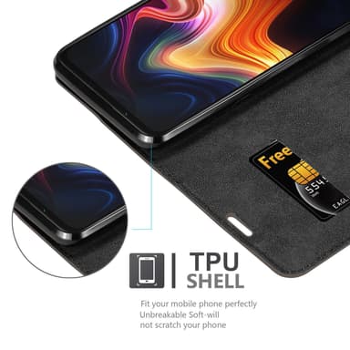 ZTE Nubia PLAY 5G Suojakuori Lompakkokotelo (Ruskea)