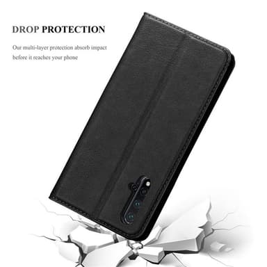Huawei NOVA 5 / 5 PRO Suojakuori Lompakkokotelo (Musta)